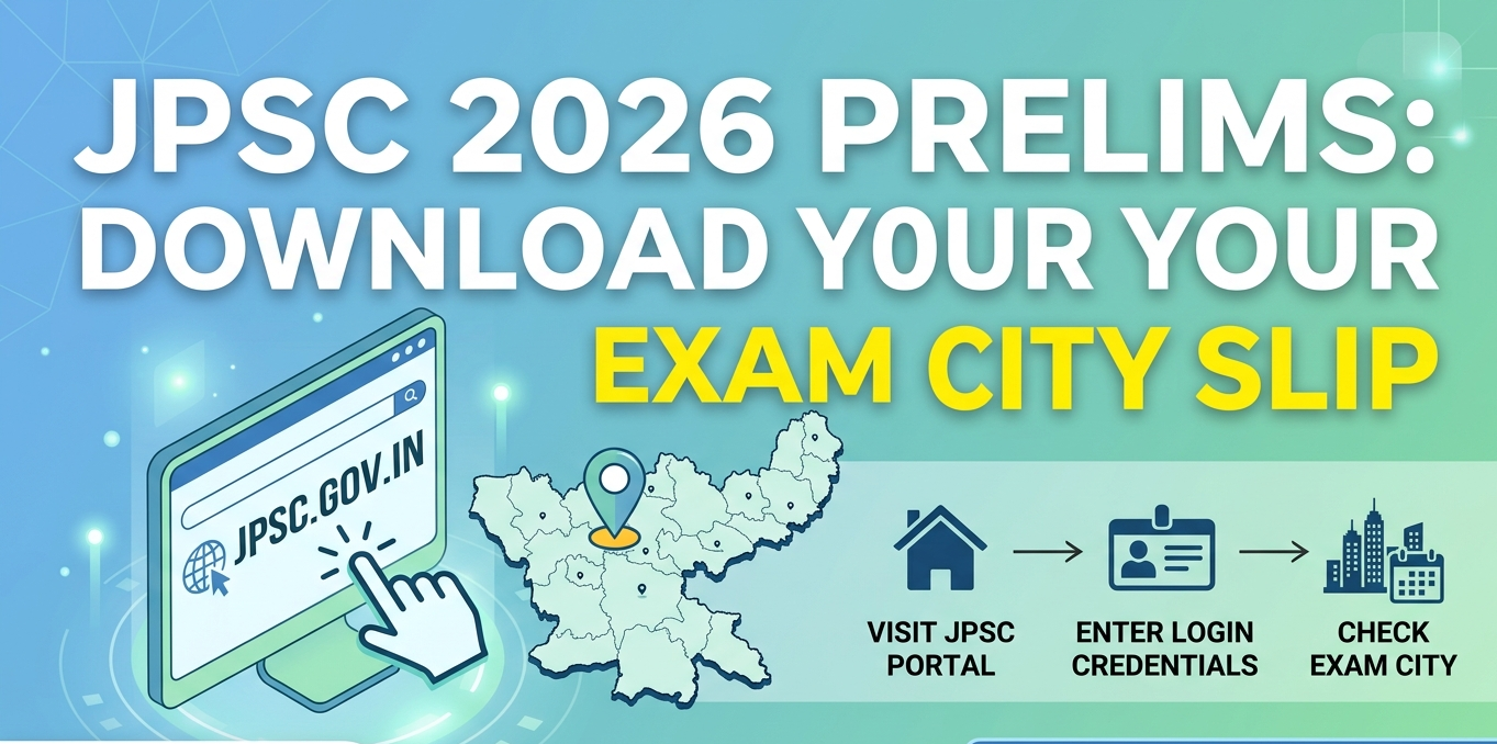 JPSC Admit Card 2026: Download City Intimation Slip at jpsc.gov.in